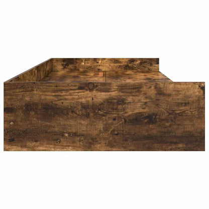 Struttura del letto con cassetto Rovere fumé 98.5 x 200 cm