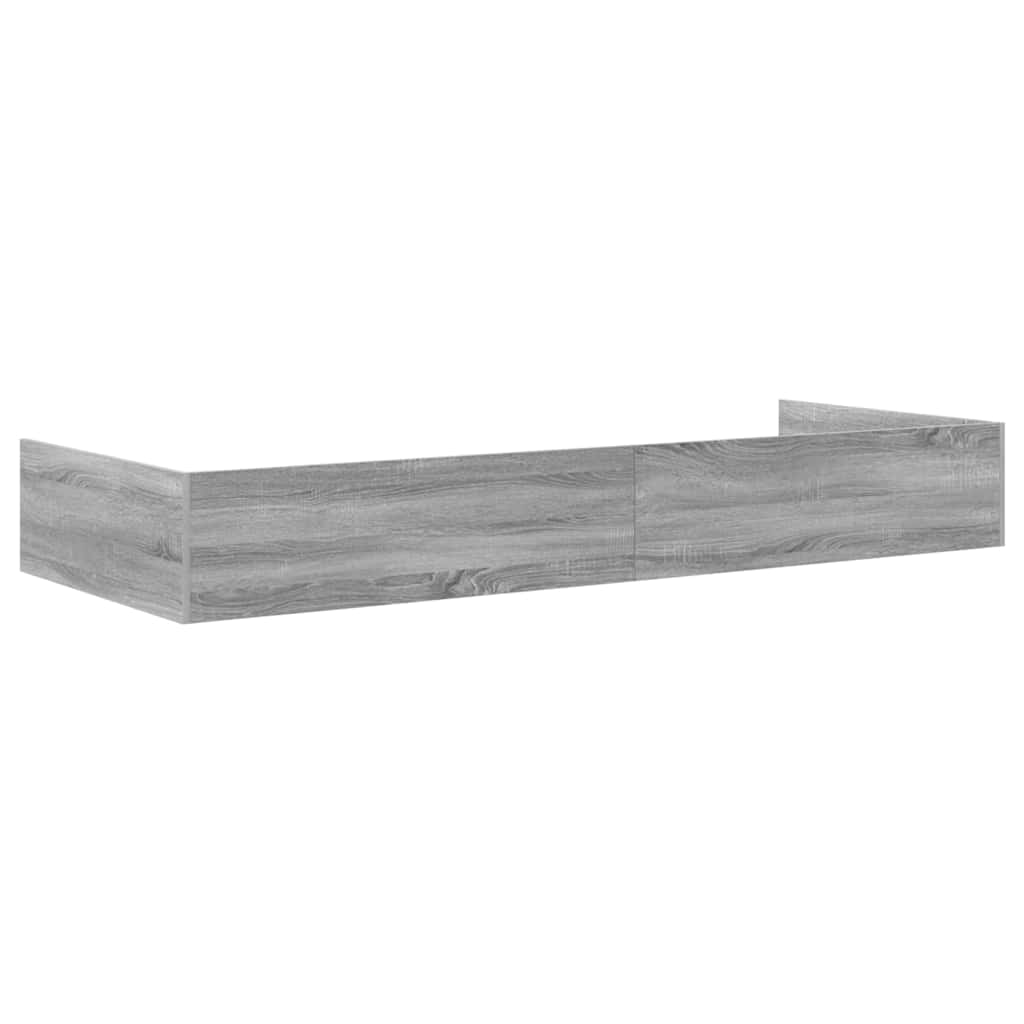 Struttura del letto con cassetto Grigio Sonoma 98.5 x 200 cm