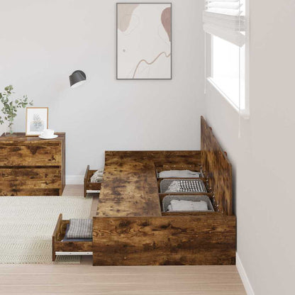 Struttura del letto Legno vecchio 80 x 200 cm Legno multistrato