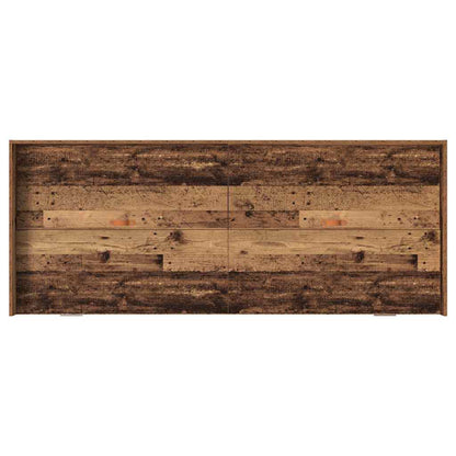 Struttura letto con contenitore Legno vecchio 80 x 200 cm - homemem39