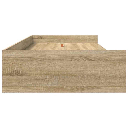 Struttura del letto Rovere Sonoma 70 x 190 cm Legno multistrato