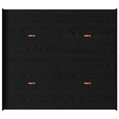 Struttura letto con contenitore Rovere nero 180 x 200 cm - homemem39