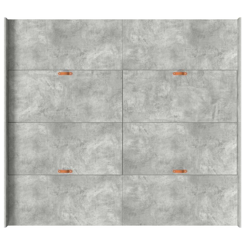 Struttura letto con contenitore Grigio cemento 180 x 200 cm - homemem39