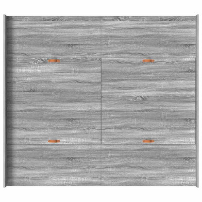 Struttura letto con contenitore Grigio sonoma 180 x 200 cm - homemem39