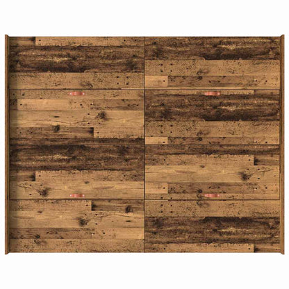 Struttura letto con contenitore Legno vecchio 150 x 200 cm