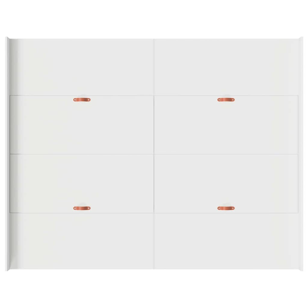 Struttura letto con contenitore Bianco 140 x 200 cm