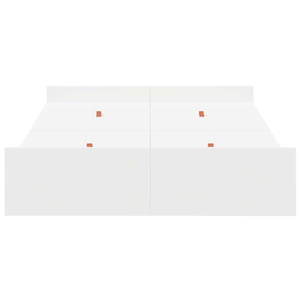 Struttura letto con contenitore Bianco 120 x 200 cm - homemem39