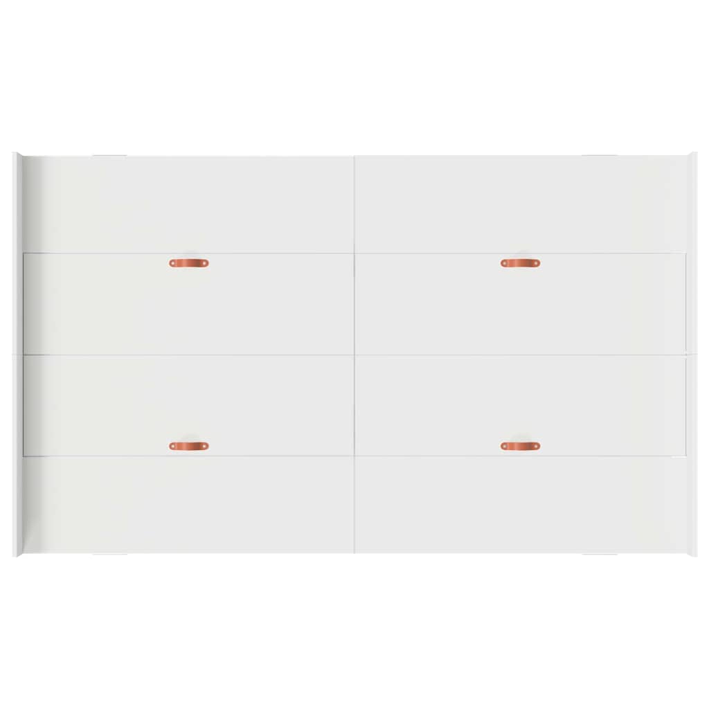 Struttura letto con contenitore Bianco 120 x 200 cm