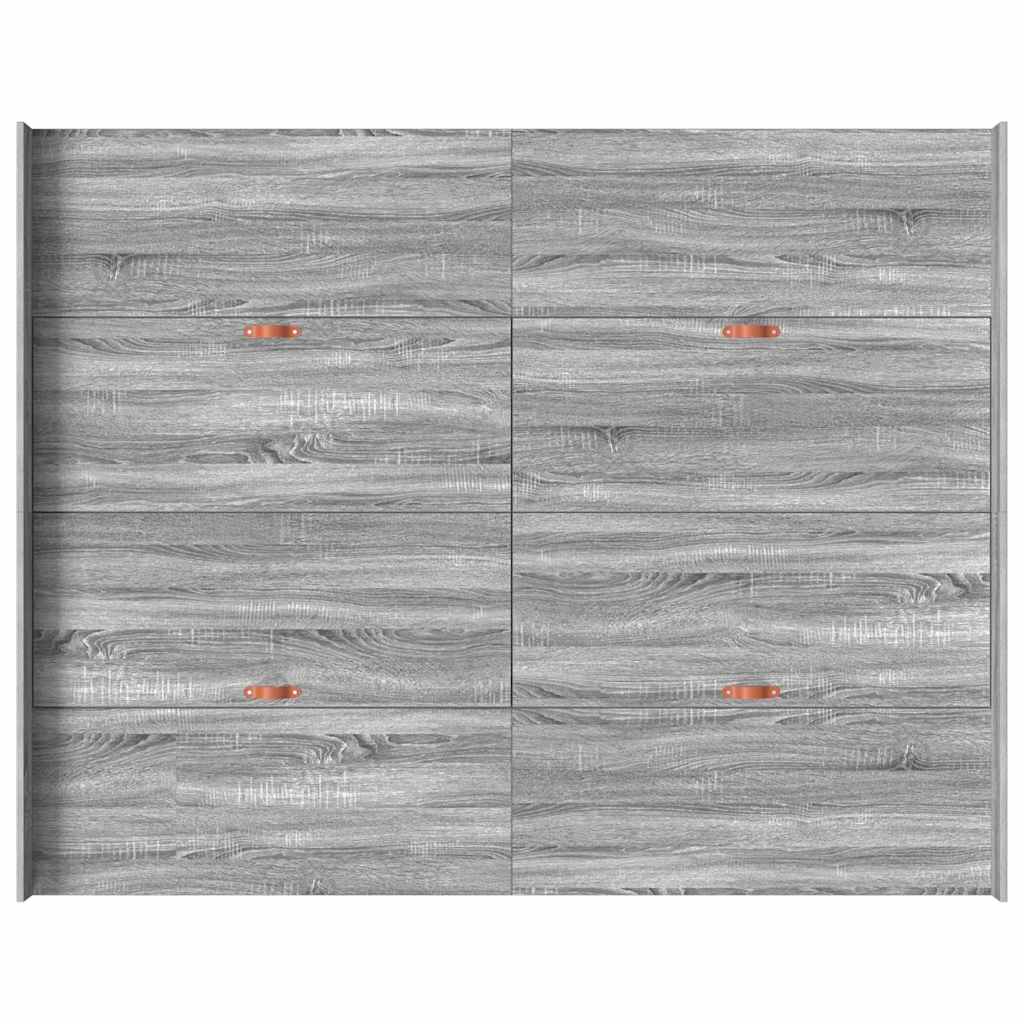 Struttura letto con contenitore Grigio Sonoma 140 x 190 cm