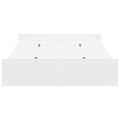 Struttura letto con contenitore Bianco 120 x 190 cm