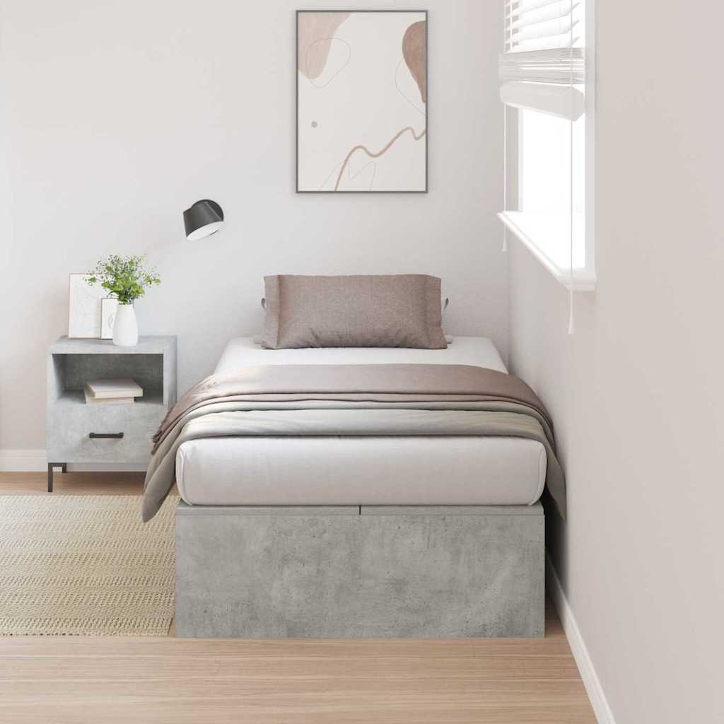 Struttura del letto Grigio cemento 80 x 200 cm - homemem39