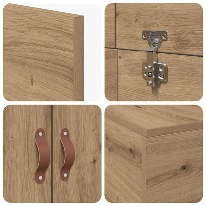 Struttura letto con contenitore Rovere artigianale 90 x 200 cm | homemem39