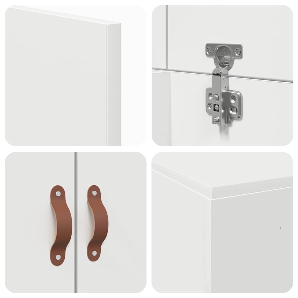 Struttura letto con contenitore Bianco 100 x 200 cm | homemem39