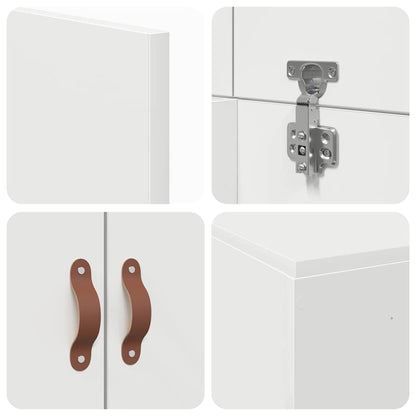 Struttura letto con contenitore Bianco 100 x 200 cm | homemem39