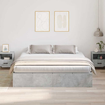 Struttura del letto Grigio cemento 200 x 200 cm - homemem39