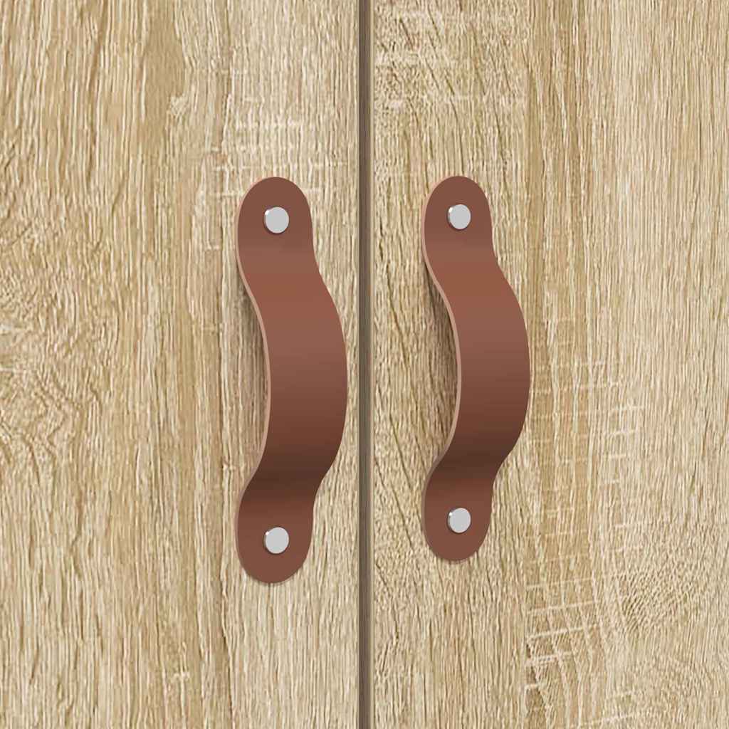 Struttura letto con contenitore Rovere Sonoma 120 x 200 cm | homemem39