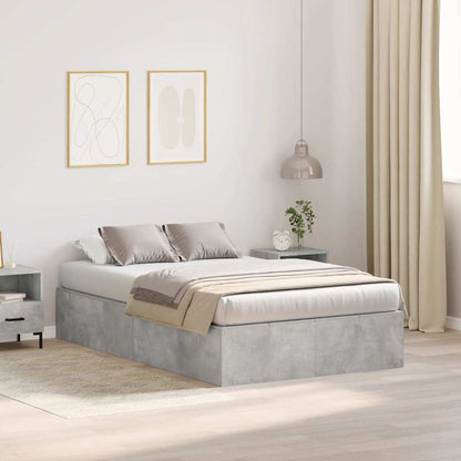 Struttura del letto Grigio cemento 120 x 200 cm - homemem39