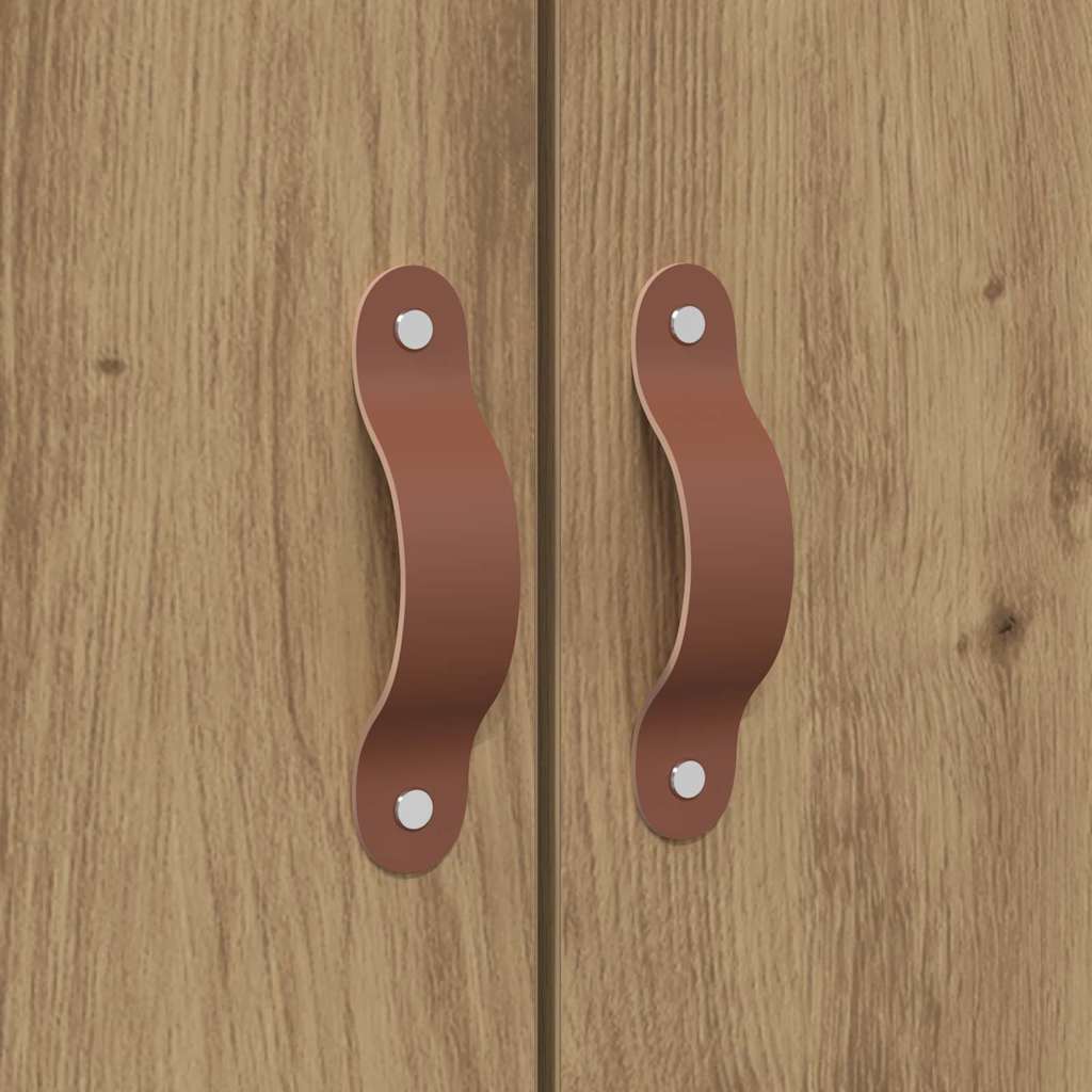 Struttura del letto rovere artigianale 120 x 200 cm - homemem39