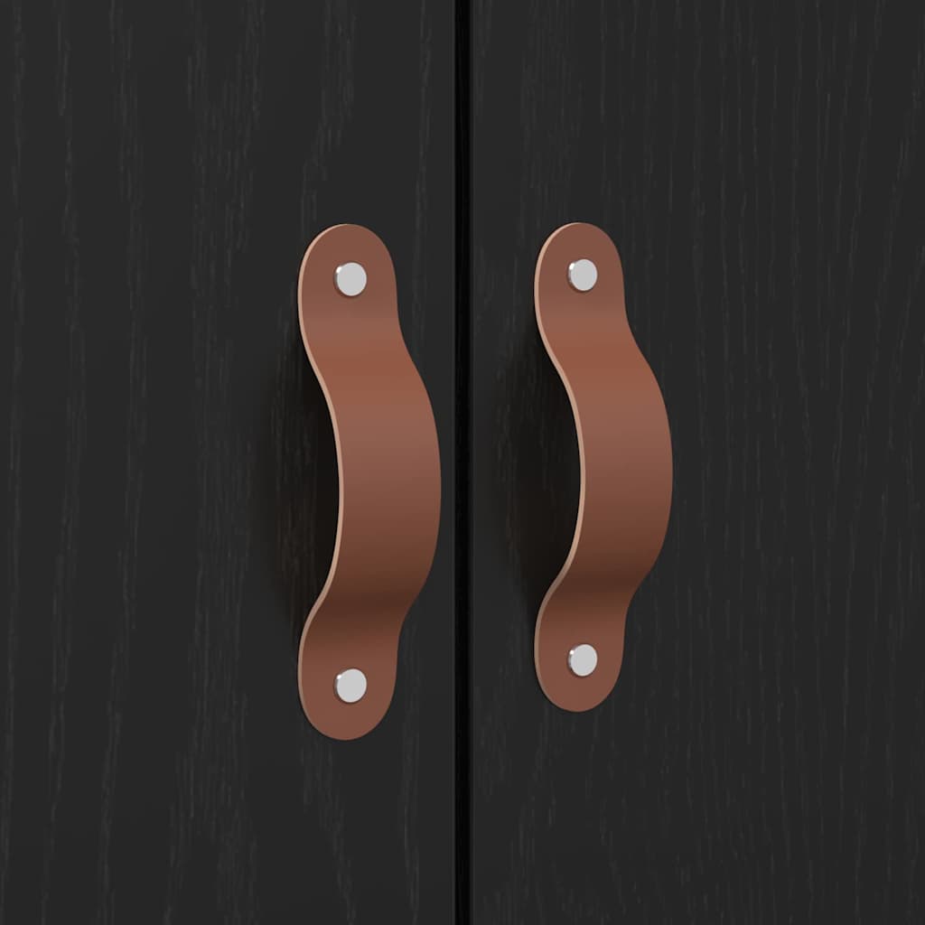 Struttura del letto Rovere nero 140 x 200 cm Legno multistrato - homemem39