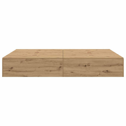 Struttura del letto rovere artigianale 150 x 200 cm - homemem39