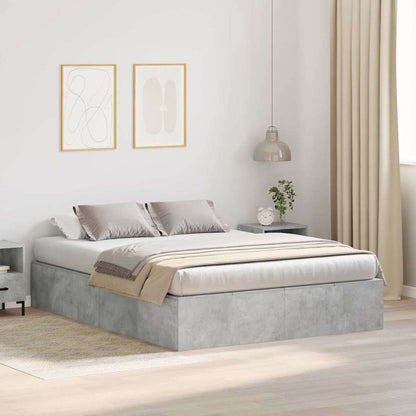 Struttura del letto Grigio cemento 160 x 200 cm - homemem39