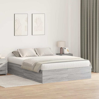 Struttura letto con contenitore Grigio Sonoma 160 x 200 cm