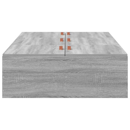 Struttura letto con contenitore Grigio Sonoma 90 x 190 cm | homemem39