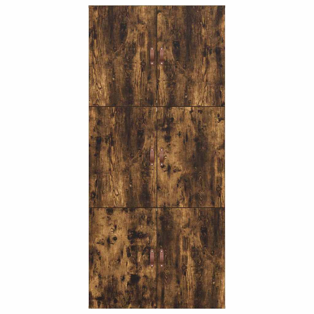 Struttura del letto Rovere fumo 75 x 190 cm Legno multistrato - homemem39