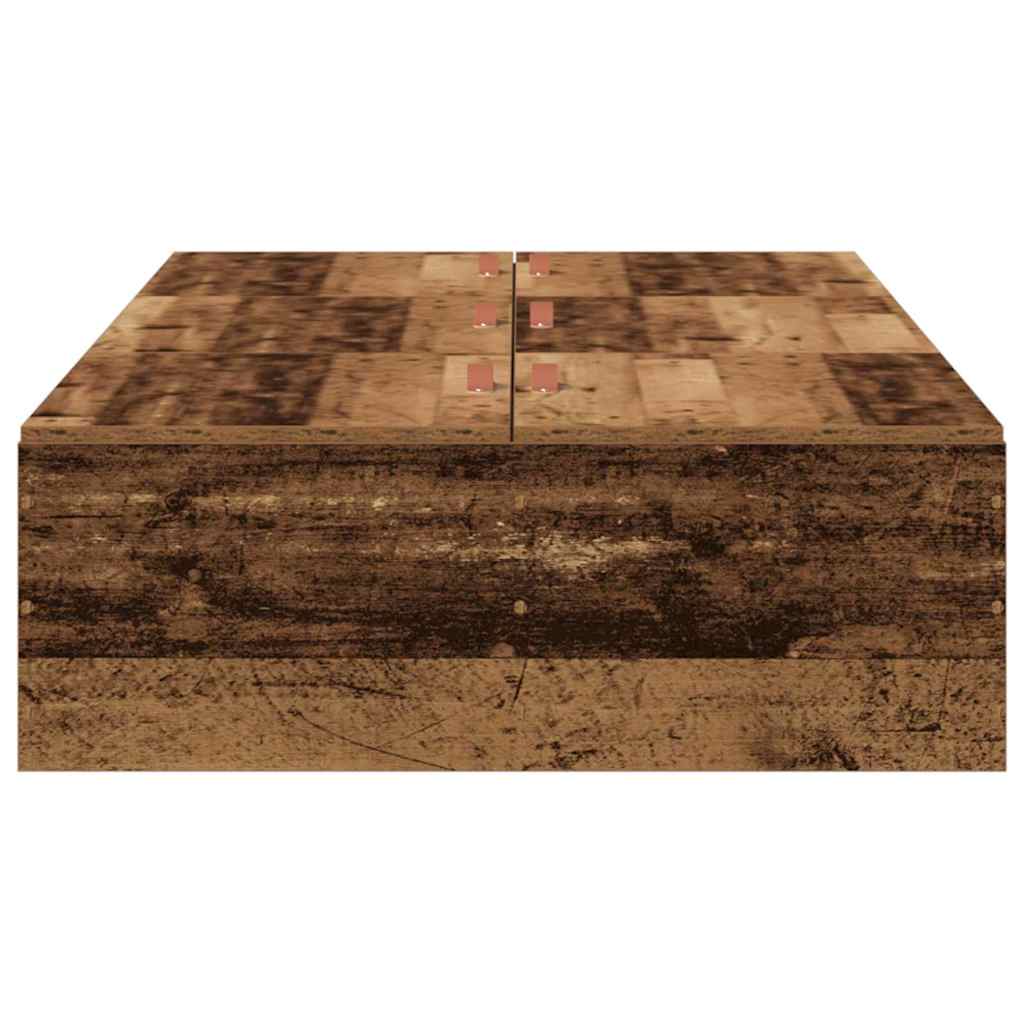 Struttura letto con contenitore Legno vecchio 70 x 190 cm