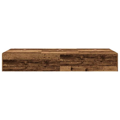 Struttura letto con contenitore Legno vecchio 70 x 190 cm
