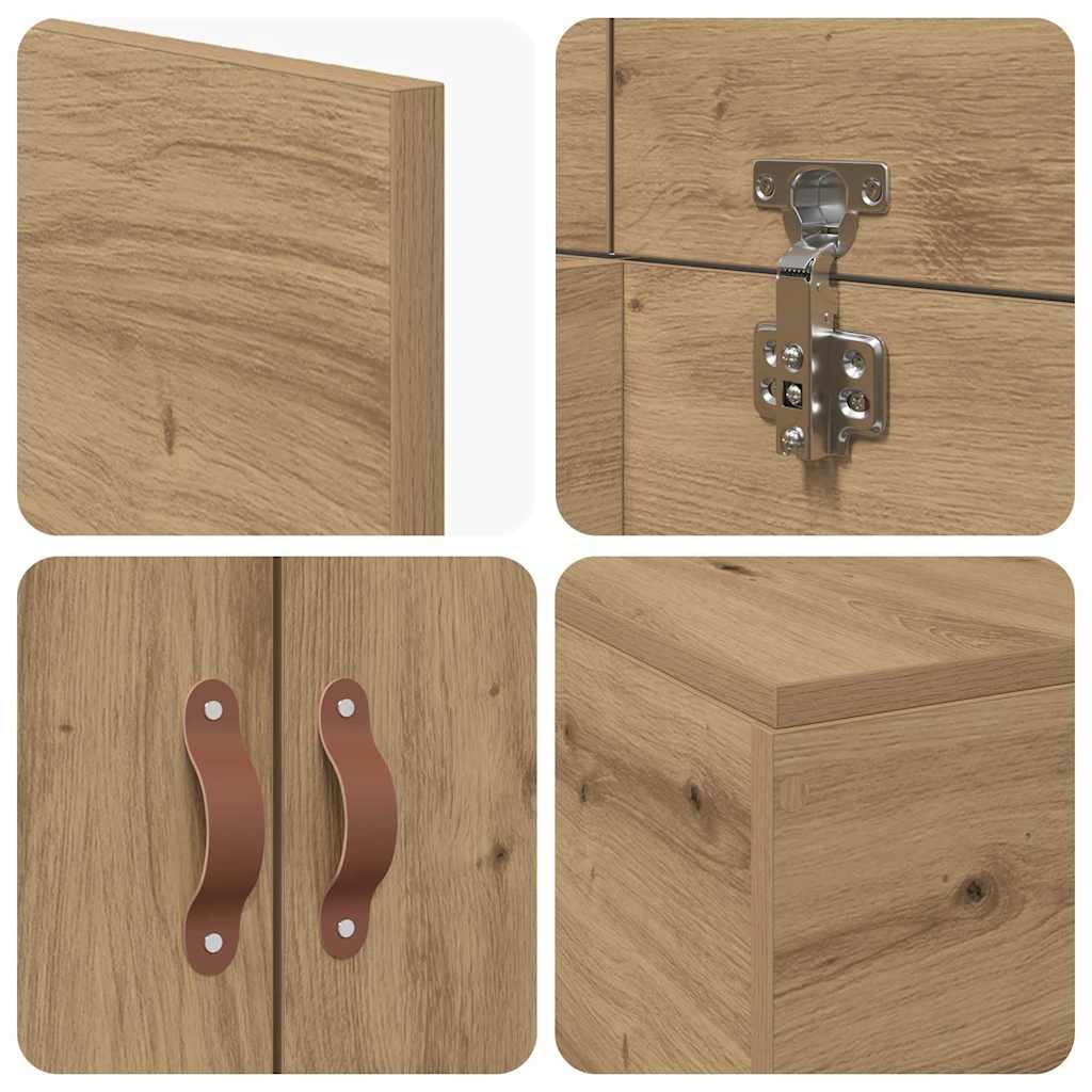 Struttura del letto rovere artigianale 75 x 190 cm - homemem39