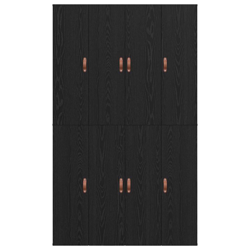 Struttura del letto Rovere nero 120 x 190 cm Legno multistrato - homemem39