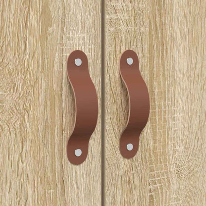 Struttura letto con contenitore Rovere Sonoma 120 x 190 cm | homemem39
