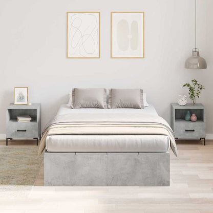 Struttura del letto Grigio cemento 120 x 190 cm - homemem39