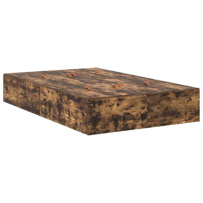 Struttura del letto Rovere fumo 120 x 190 cm Legno multistrato - homemem39