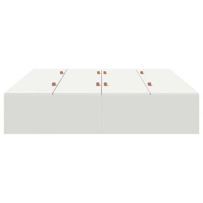 Struttura letto con contenitore Bianco 140 x 190 cm