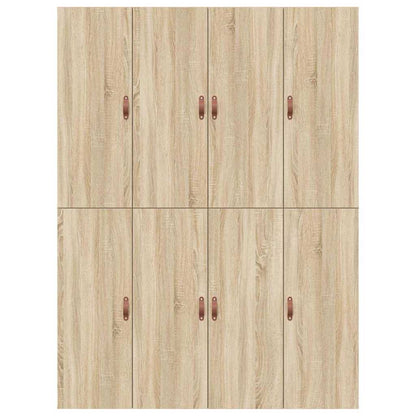Struttura del letto rovere sonoma 135 x 190 cm - homemem39