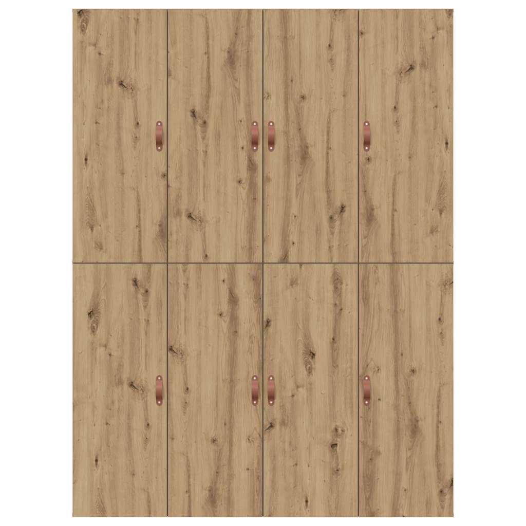 Struttura letto con contenitore Rovere artigianale 135 x 190 cm