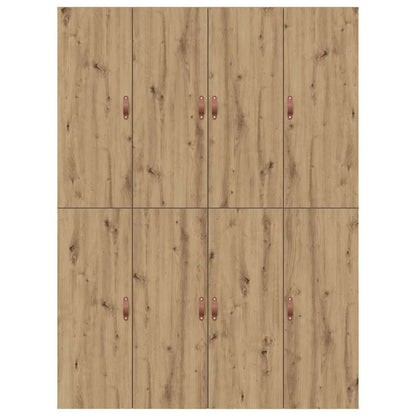 Struttura letto con contenitore Rovere artigianale 135 x 190 cm