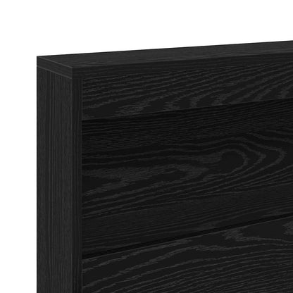 Testata contenitore Rovere Nero 80 cm Legno multistrato