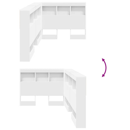 Testata contenitore Bianco 100 cm Legno multistrato