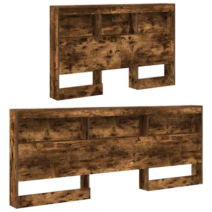 Testata contenitore Rovere fumé 120 cm Legno multistrato