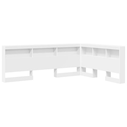 Testata contenitore Bianco 140 cm Legno multistrato | homemem39