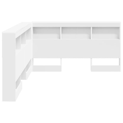 Testata contenitore Bianco 140 cm Legno multistrato | homemem39