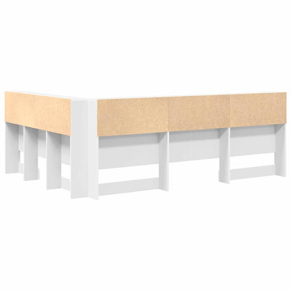 Testata contenitore Bianco 150 cm Legno multistrato