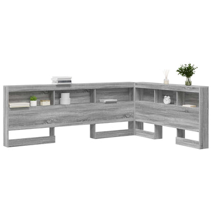 Testata contenitore Grigio Sonoma 150 cm Legno multistrato