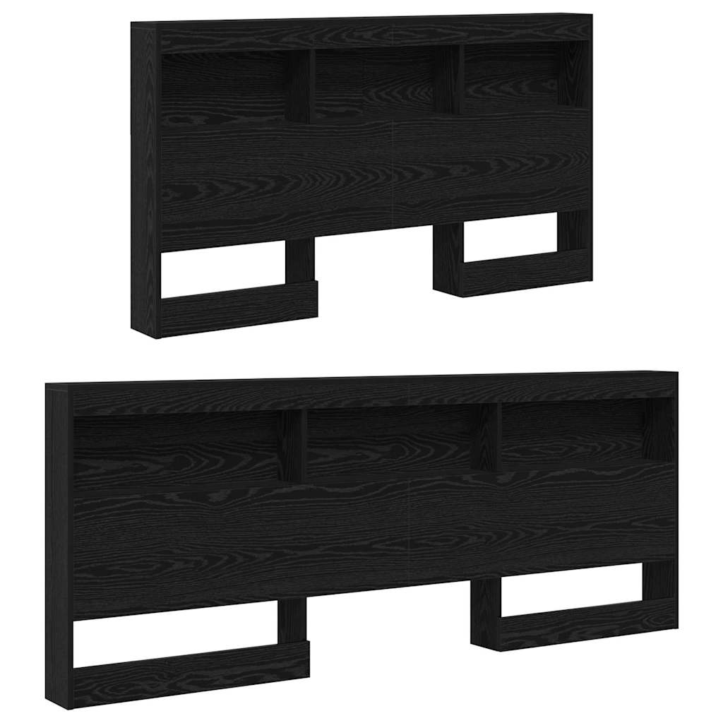 Testata contenitore Rovere Nero 160 cm Legno multistrato