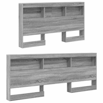 Testata contenitore Grigio Sonoma 160 cm Legno multistrato