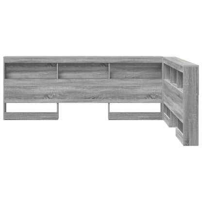 Testata contenitore Grigio Sonoma 160 cm Legno multistrato