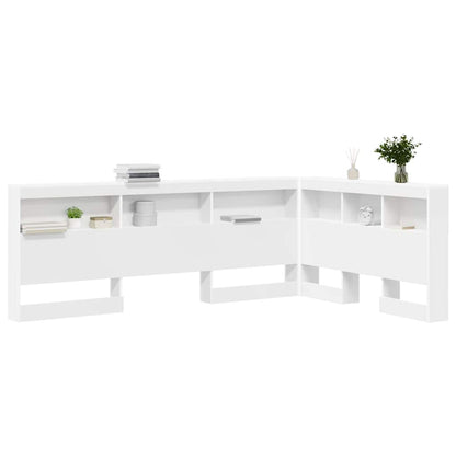 Testata contenitore Bianco 120 cm Legno multistrato